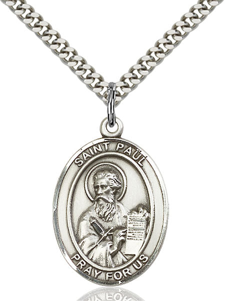 Sterling Silver Saint Paul the Apostle Pendant