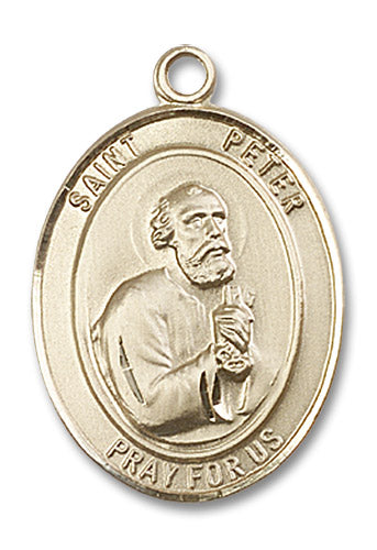 14kt Gold Saint Peter the Apostle Medal