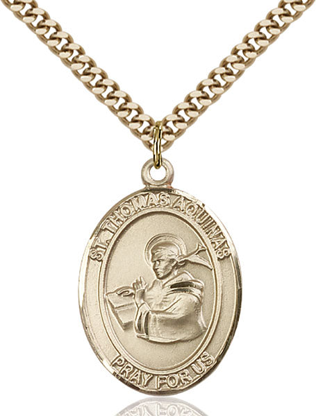 14kt Gold Filled Saint Thomas Aquinas Pendant