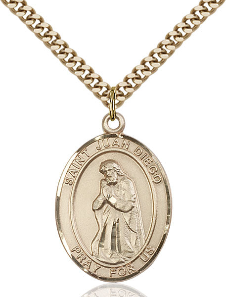 14kt Gold Filled Saint Juan Diego Pendant