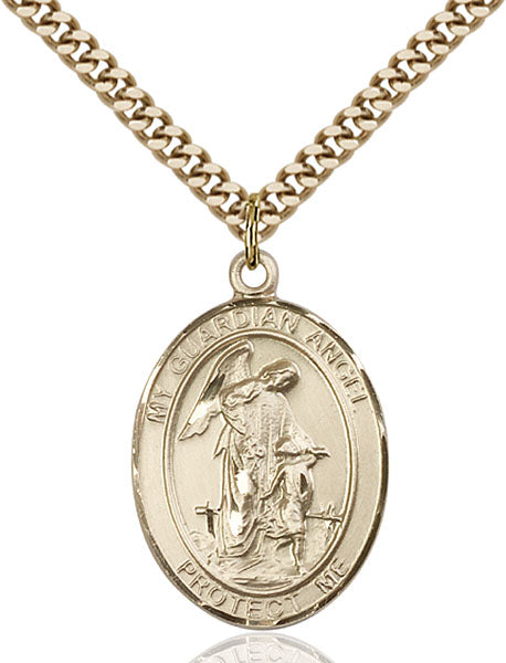 14kt Gold Filled Guardian Angel/Paratrooper Pendant