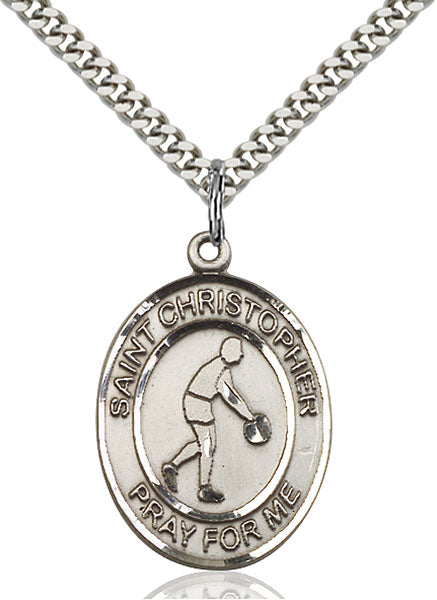 Sterling Silver Saint Christopher Pendant