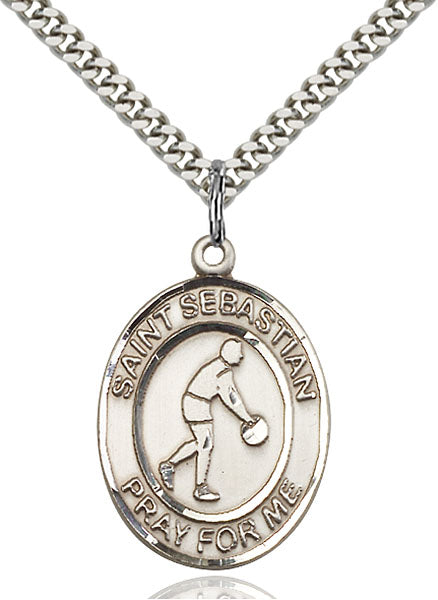 Sterling Silver Saint Sebastian Pendant