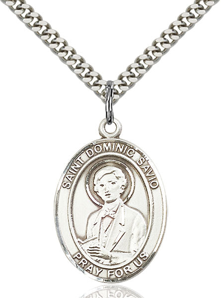 Sterling Silver Saint Dominic Savio Pendant