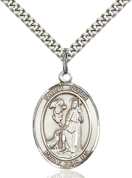 Sterling Silver Saint Roch Pendant