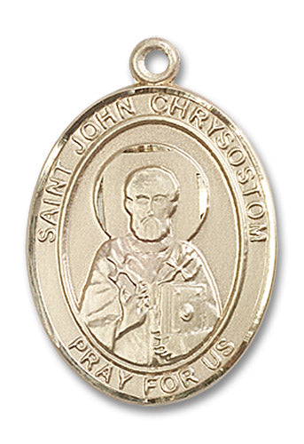 14kt Gold Filled Saint John Chrysostom Pendant – The Catholic Shop