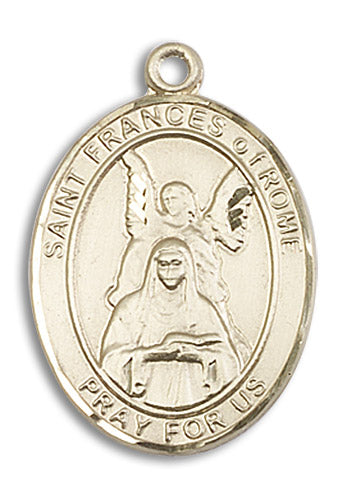 14kt Gold Saint Frances Of Rome Medal
