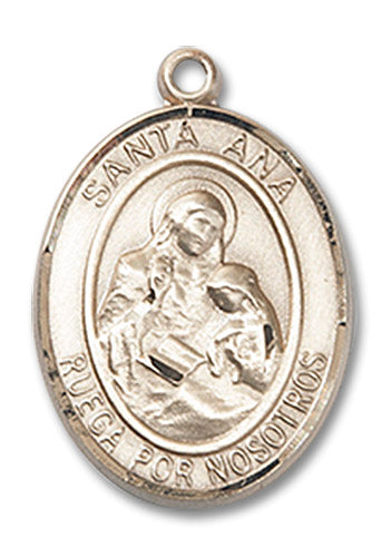 14kt Gold Santa Ana Medal