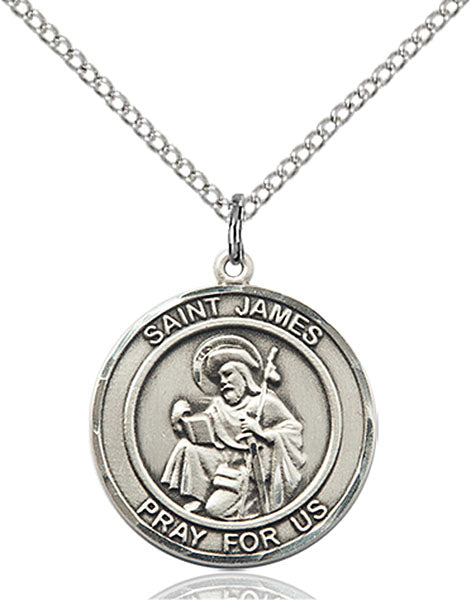 Sterling Silver Saint James the Greater Pendant