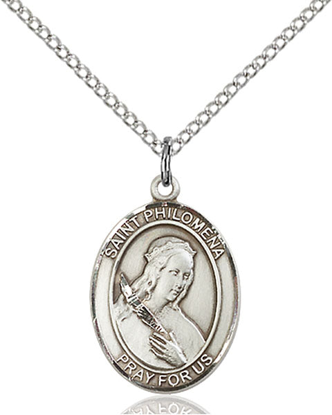 Sterling Silver Saint Philomena Pendant
