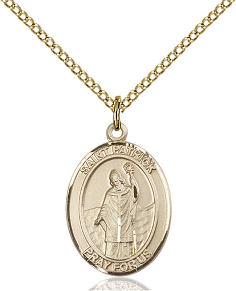 14kt Gold Filled Saint Patrick Pendant