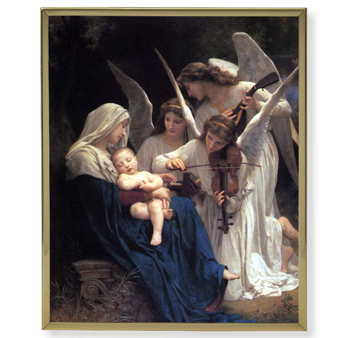 Heavenly Melody Gold Framed Plaque Art