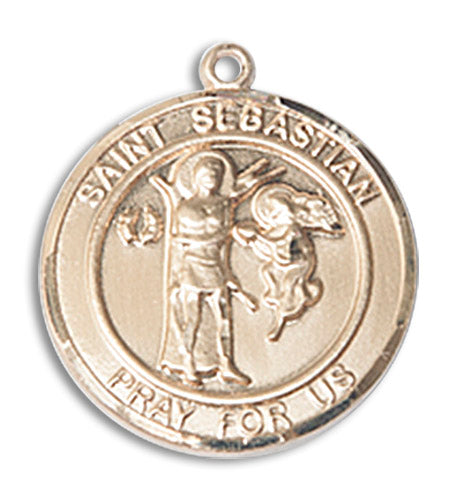 14kt Gold Scapular Medal