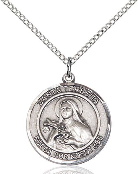 Sterling Silver Santa Teresita Pendant