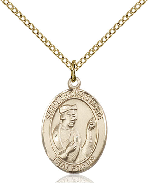 14kt Gold Filled Saint Thomas More Pendant