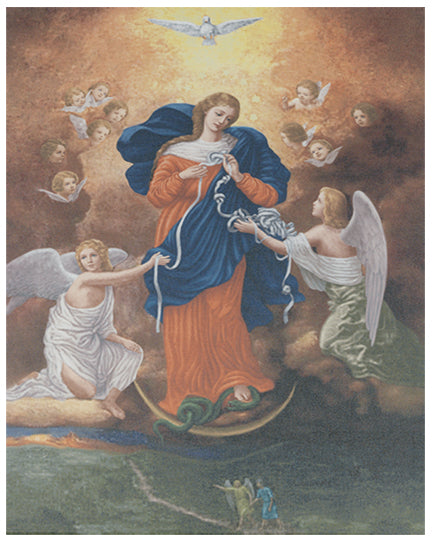 Our Lady Untier of Knots Canvas Print