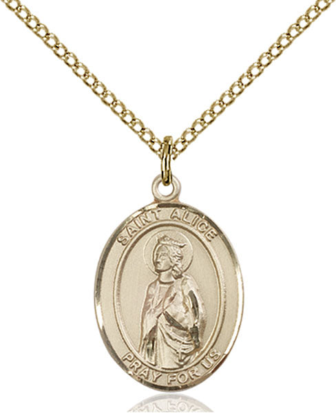 14kt Gold Filled Saint Alice Pendant