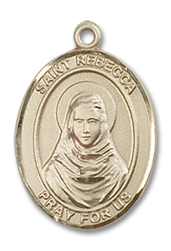 14kt Gold Saint Rebecca Medal