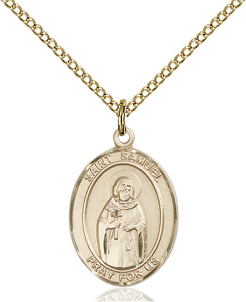 14kt Gold Filled Saint Samuel Pendant