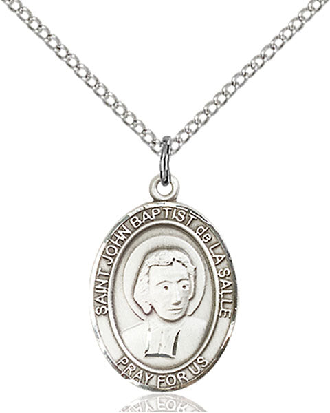 Sterling Silver Saint John Baptist de La Salle Penda