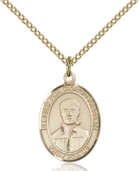 14kt Gold Filled Blessed Pier Giorgio Frassati Pendant