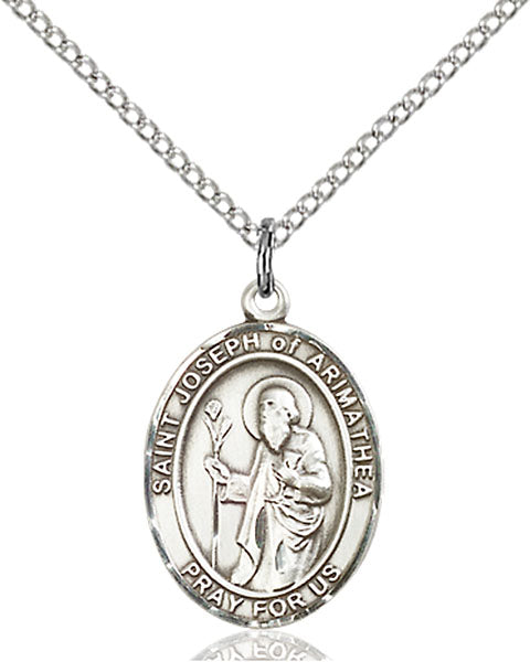 Sterling Silver Saint Joseph of Arimathea Pendant