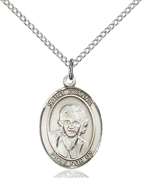Sterling Silver Saint Gianna Pendant