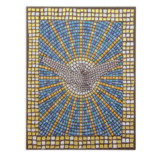 Holy Spirit Mosaic Tile Textured Plaque