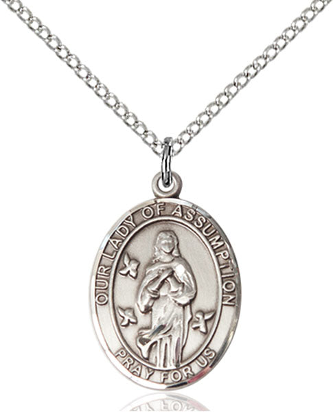 Sterling Silver Our Lady Of Assumption Pendant