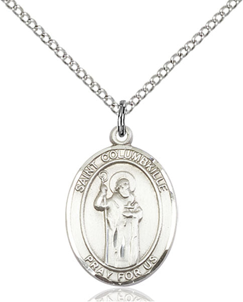 Sterling Silver Saint Columbkille Pendant