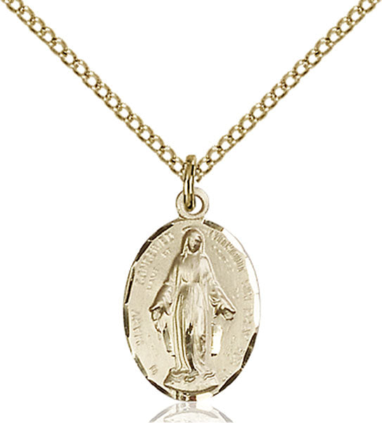 14kt Gold Filled Immaculate Conception Pendant