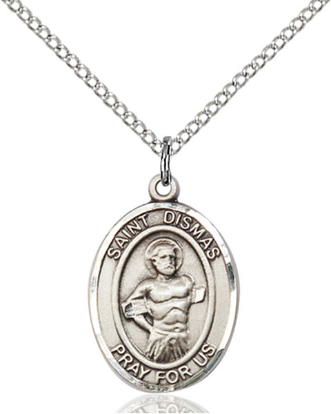 Sterling Silver Saint Dismas Pendant