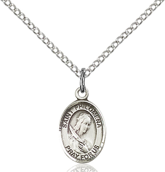 Sterling Silver Saint Philomena Pendant