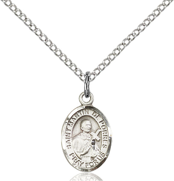Sterling Silver Saint Martin de Porres Pendant
