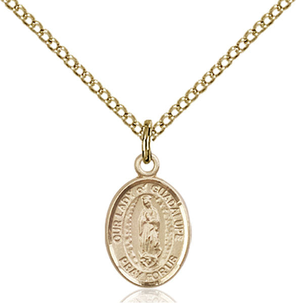 14kt Gold Filled Our Lady of Guadalupe Pendant