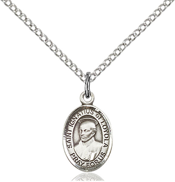Sterling Silver Saint Ignatius of Loyola Pendant