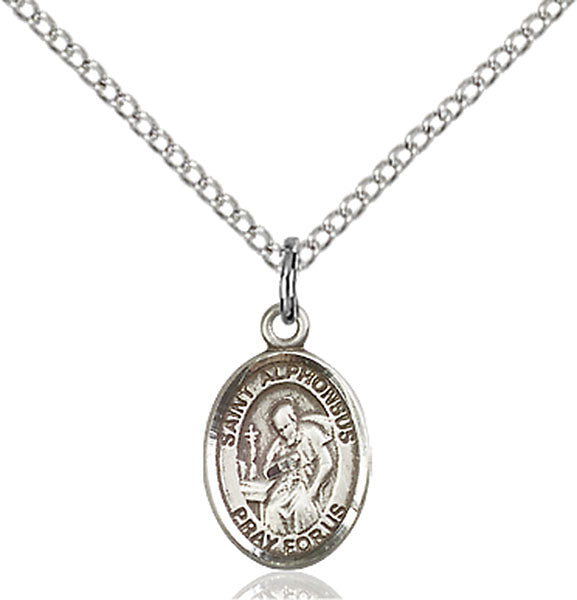 Sterling Silver Saint Alphonsus Pendant