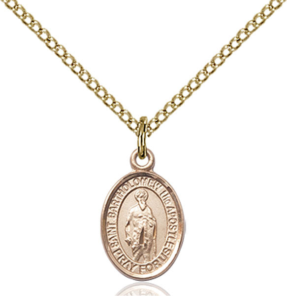 14kt Gold Filled Saint Bartholomew The Apostle Pendant