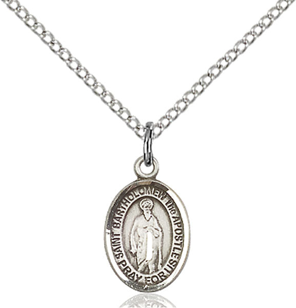 Sterling Silver Saint Bartholomew the Apostle Pendant