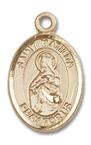 14kt Gold Saint Matilda Medal