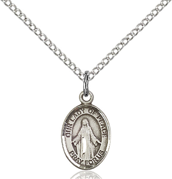 Sterling Silver Our Lady of Peace Pendant