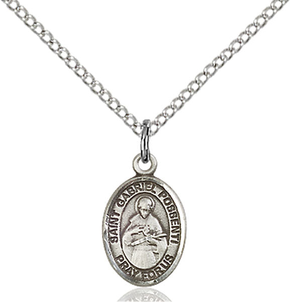 Sterling Silver Saint Gabriel Possenti Pendant