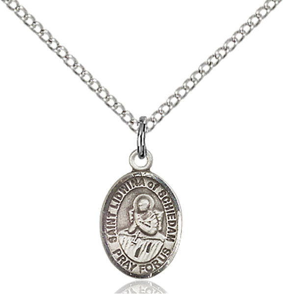 Sterling Silver Saint Lidwina of Schiedam Pendant