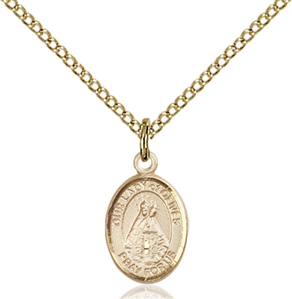 14kt Gold Filled Our Lady of Olives Pendant