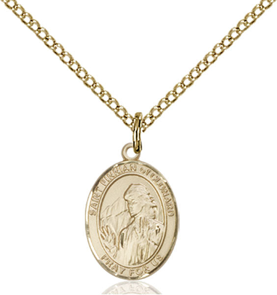 14kt Gold Filled Saint Finnian of Clonard Pendant
