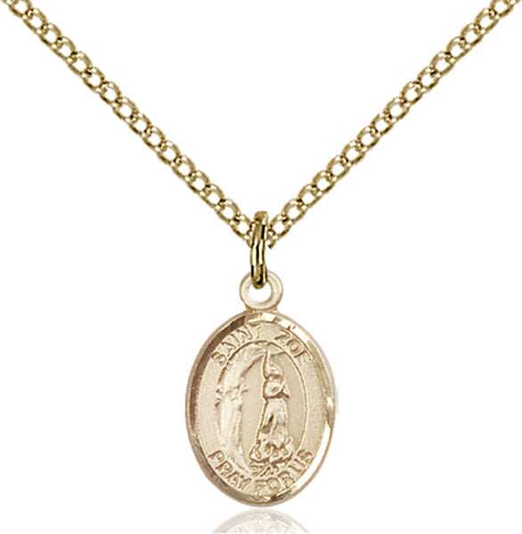14kt Gold Filled Saint Zoe of Rome Pendant
