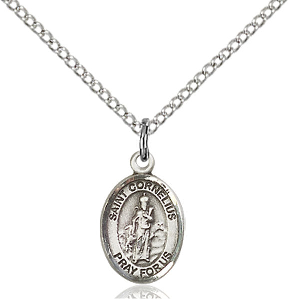 Sterling Silver Saint Cornelius Pendant