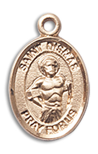 14kt Gold Saint Dismas Medal