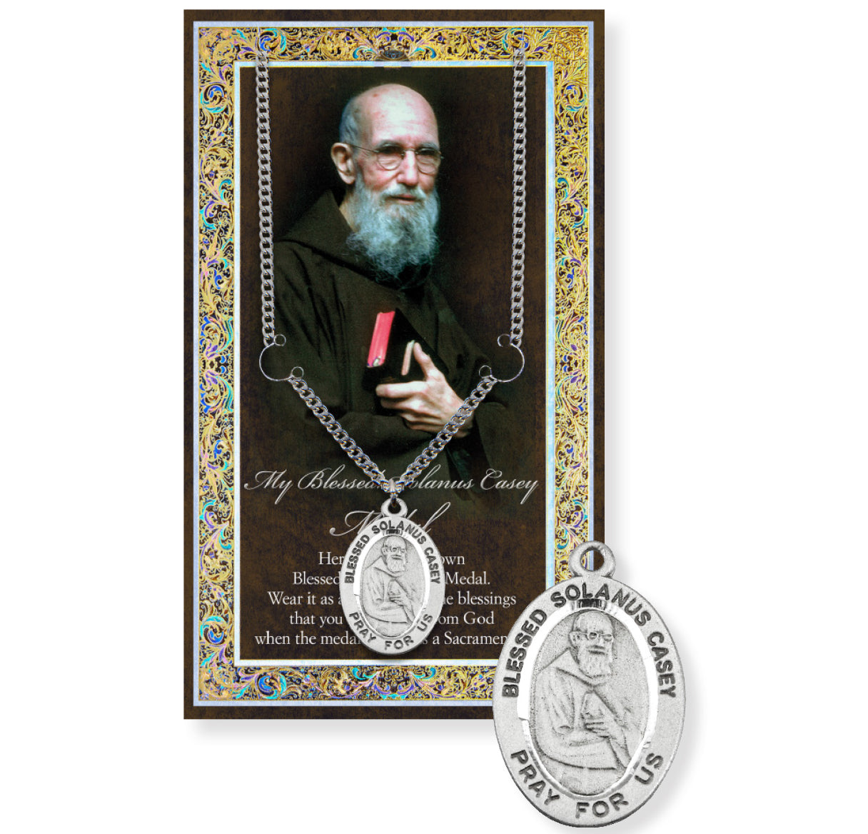 Our Lady of Guadalupe Biography Folder and Patron Saint Medal