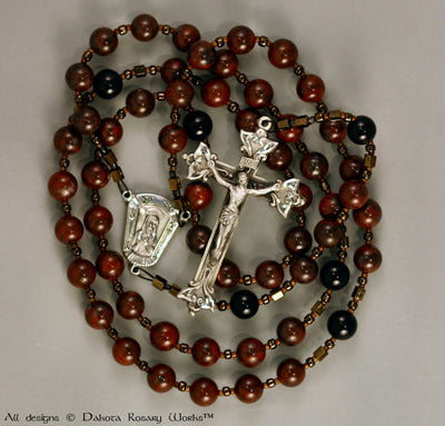 Jasper and Onyx Rosary